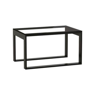 جلو مبلی مشکی مات شیشه دار مونتی